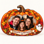 Cornice Zucca Halloween in MDF 3 mm per sublimazione