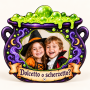 Cornice Pentola Halloween in MDF 3 mm per sublimazione