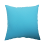 Federa cuscino per stampa sublimazione in poliestere azzurro