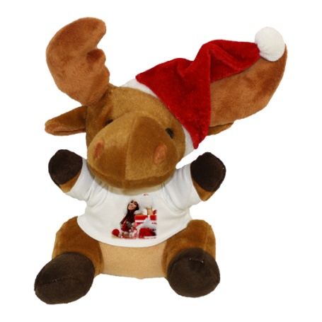 PELUCHE RENNA CON MAGLIETTA