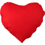 Federa cuscino cuore per stampa sublimazione in poliestere rosso